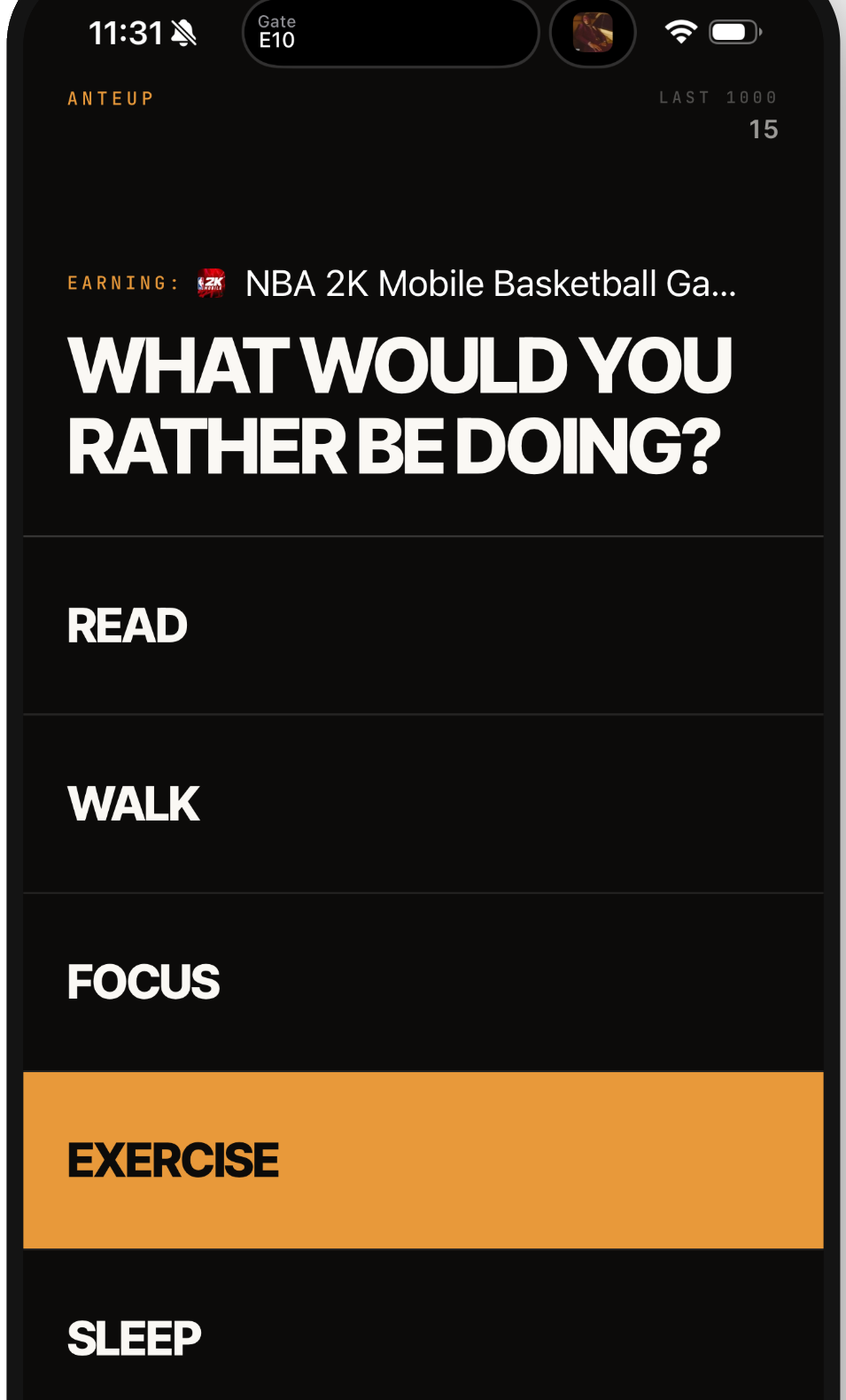 What would you rather be doing